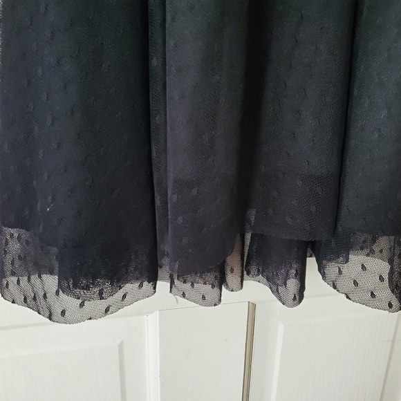 Forever 21 sleeveless black dotted tulle dress - Picture 6 of 6